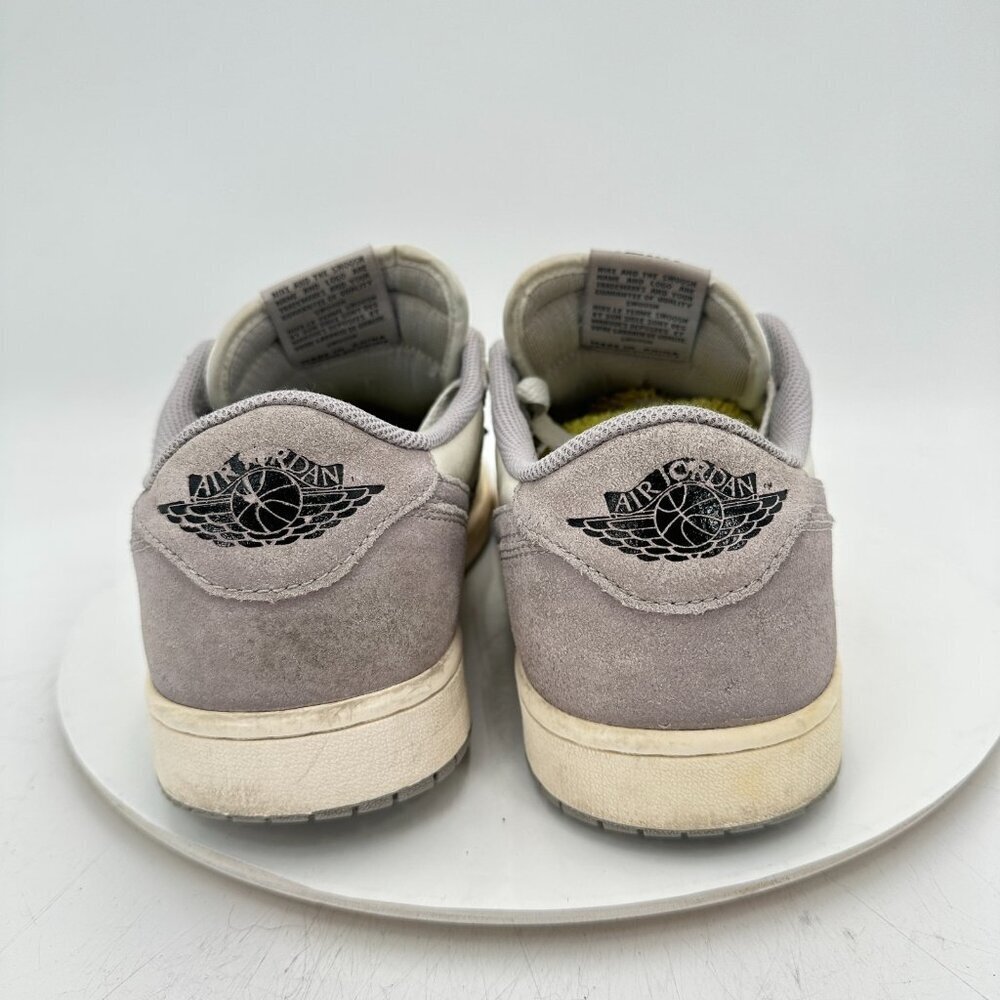Nike Air Jordan 1 Retro Low Men Size 10 CZ0790-101 Atmosphere Grey White shoes - Picture 5 of 11